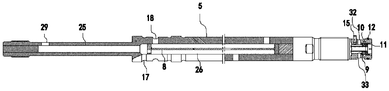 Cooling shaft piston