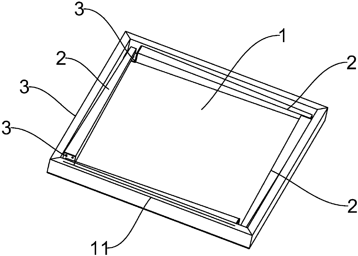 Folded square table