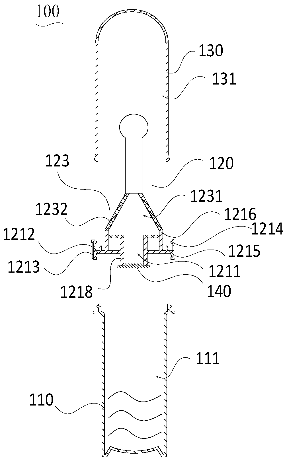 Sample suspension preparing device and method