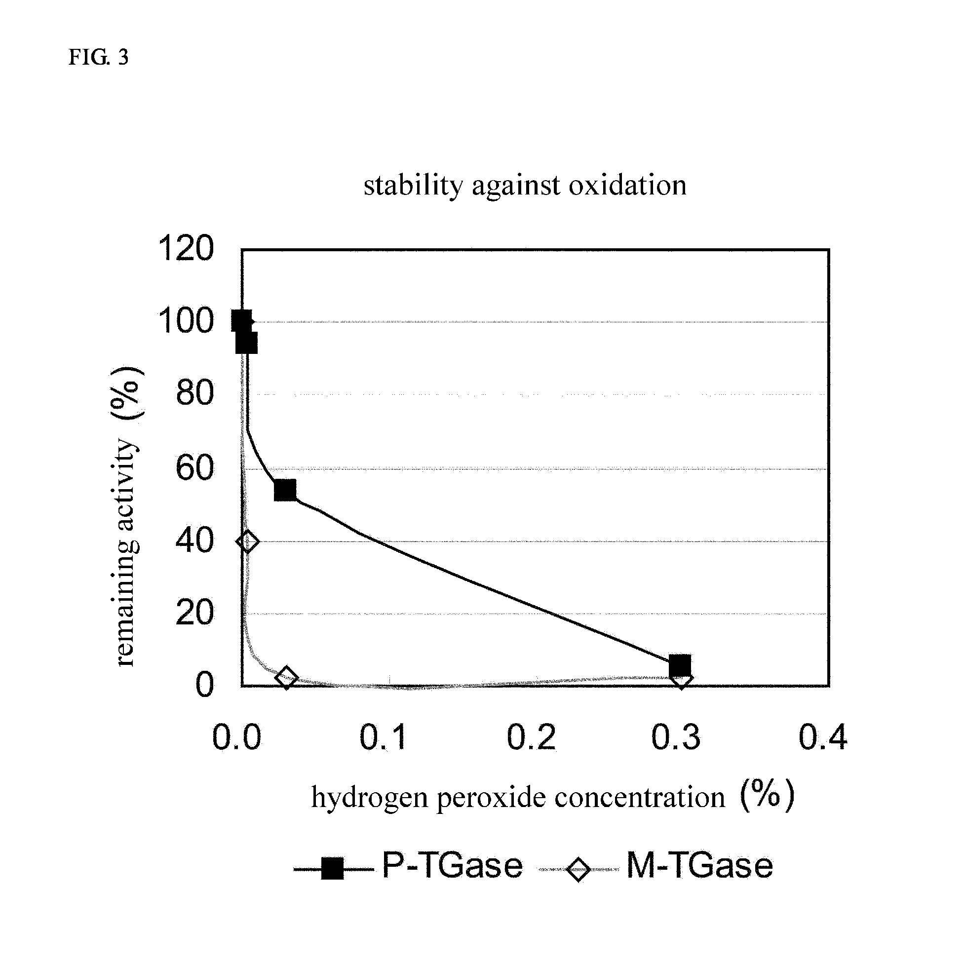 Stabilized transglutaminase and process for production thereof