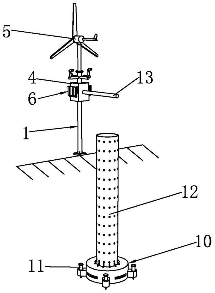 Construction method of real-time flood forecasting and measuring device