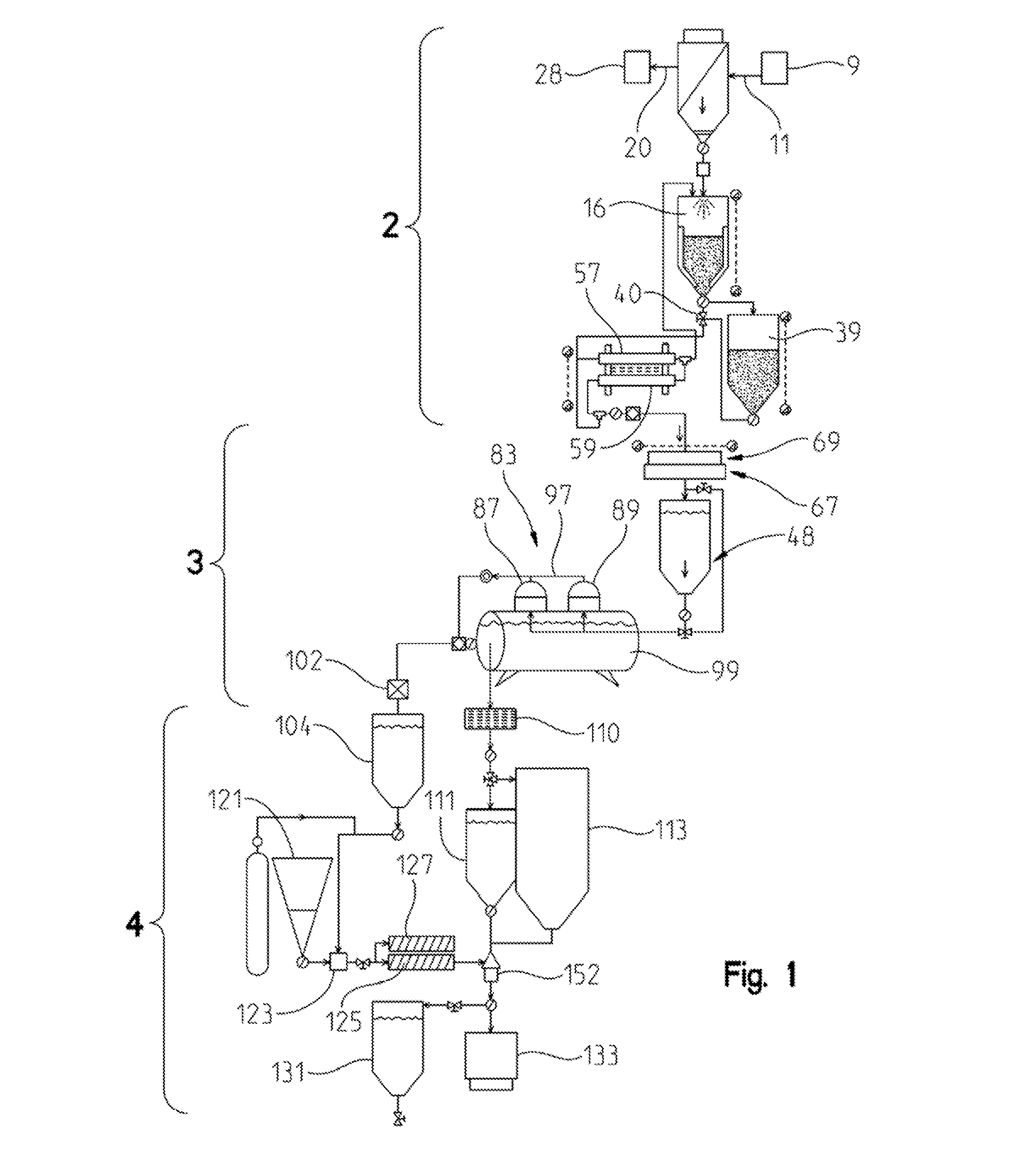 Continuous coolant purification process and device