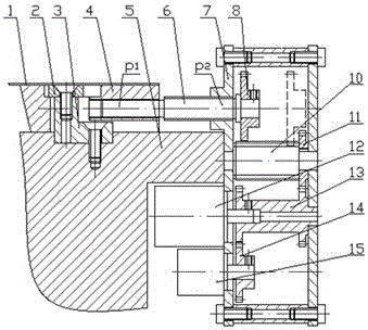 Screw differential driving mechanism of ink knife for supplying ink to areas during printing metal sheets