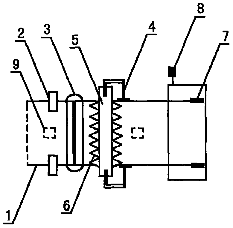 Positioning push device of silica gel slitting machine