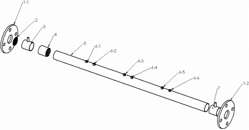 Multichannel ultrasonic flow standard dynamic transmission device and application method thereof