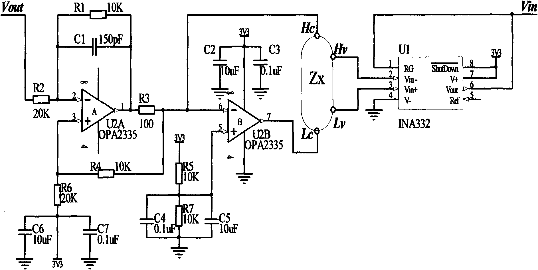 Palm bioelectrical impedance spectrum measuring device for biological characteristic recognition