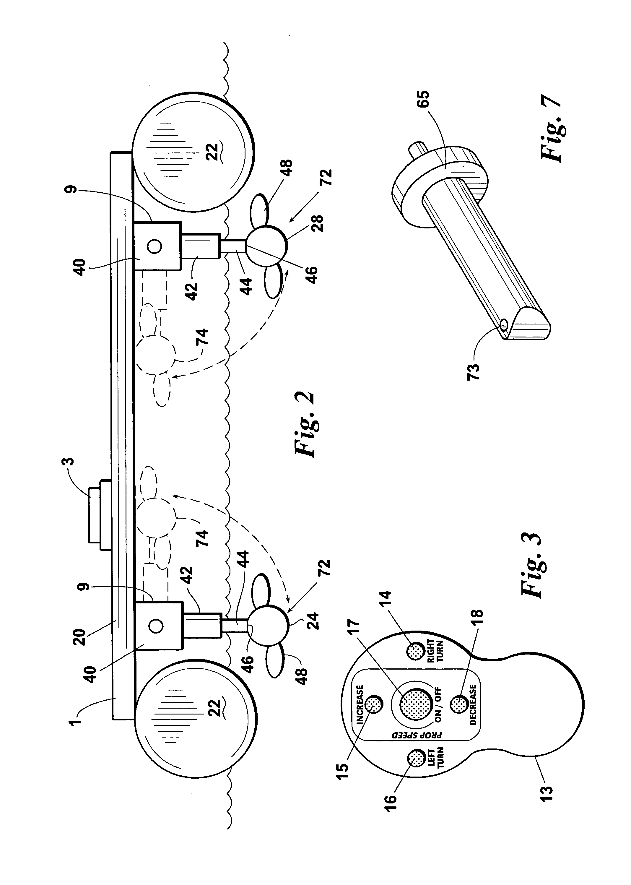 Watercraft docking system and propulsion assembly