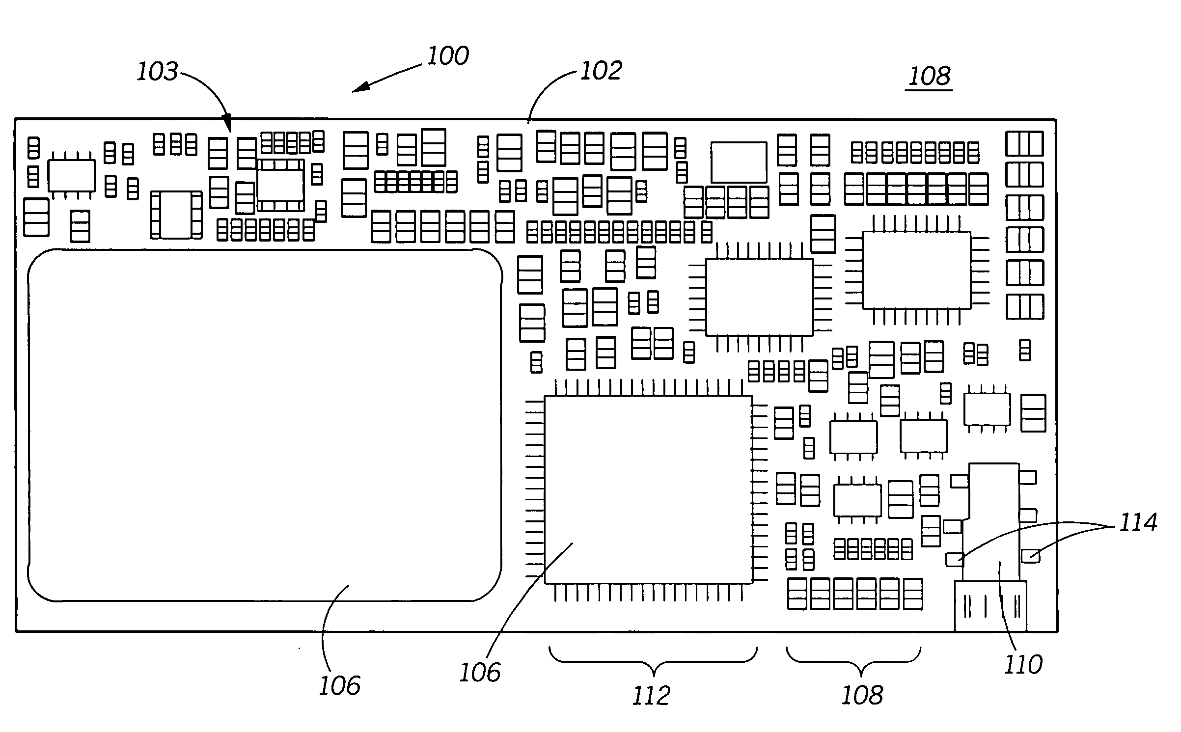 Populated printed wiring board and method of manufacture