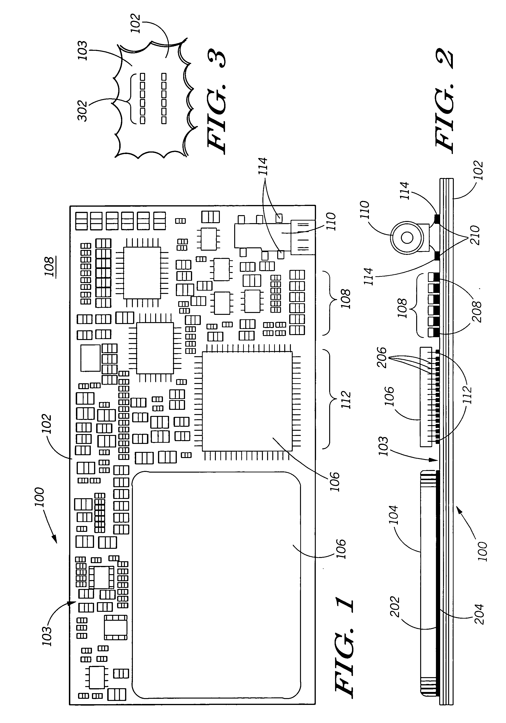 Populated printed wiring board and method of manufacture