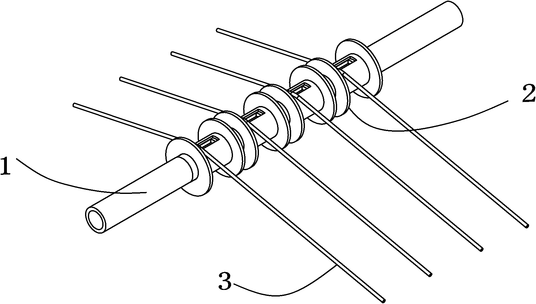 Method and device for two-for-one twisting vehicle web break alarm