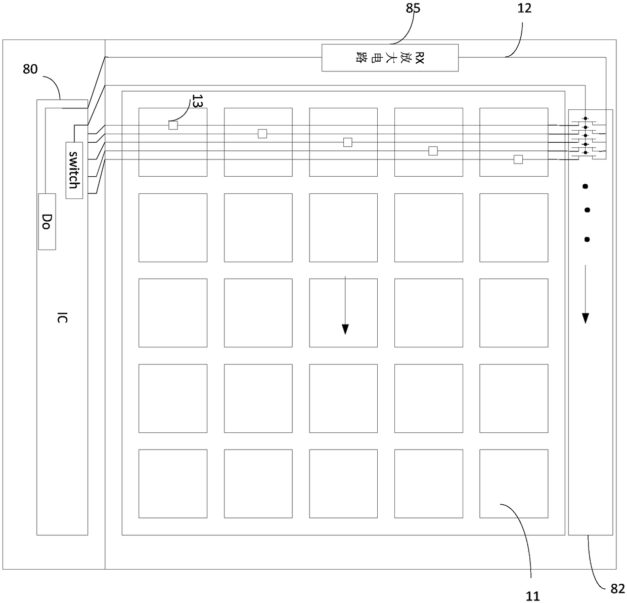 Touch display screen drive circuit, touch display and electronic device