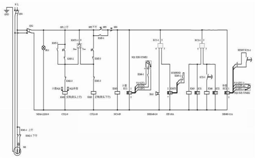 Automatic control device of autoclave brushing machine