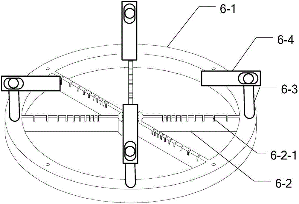 A simple and convenient detection apparatus for collecting lens surface types and a detection method based on the apparatus