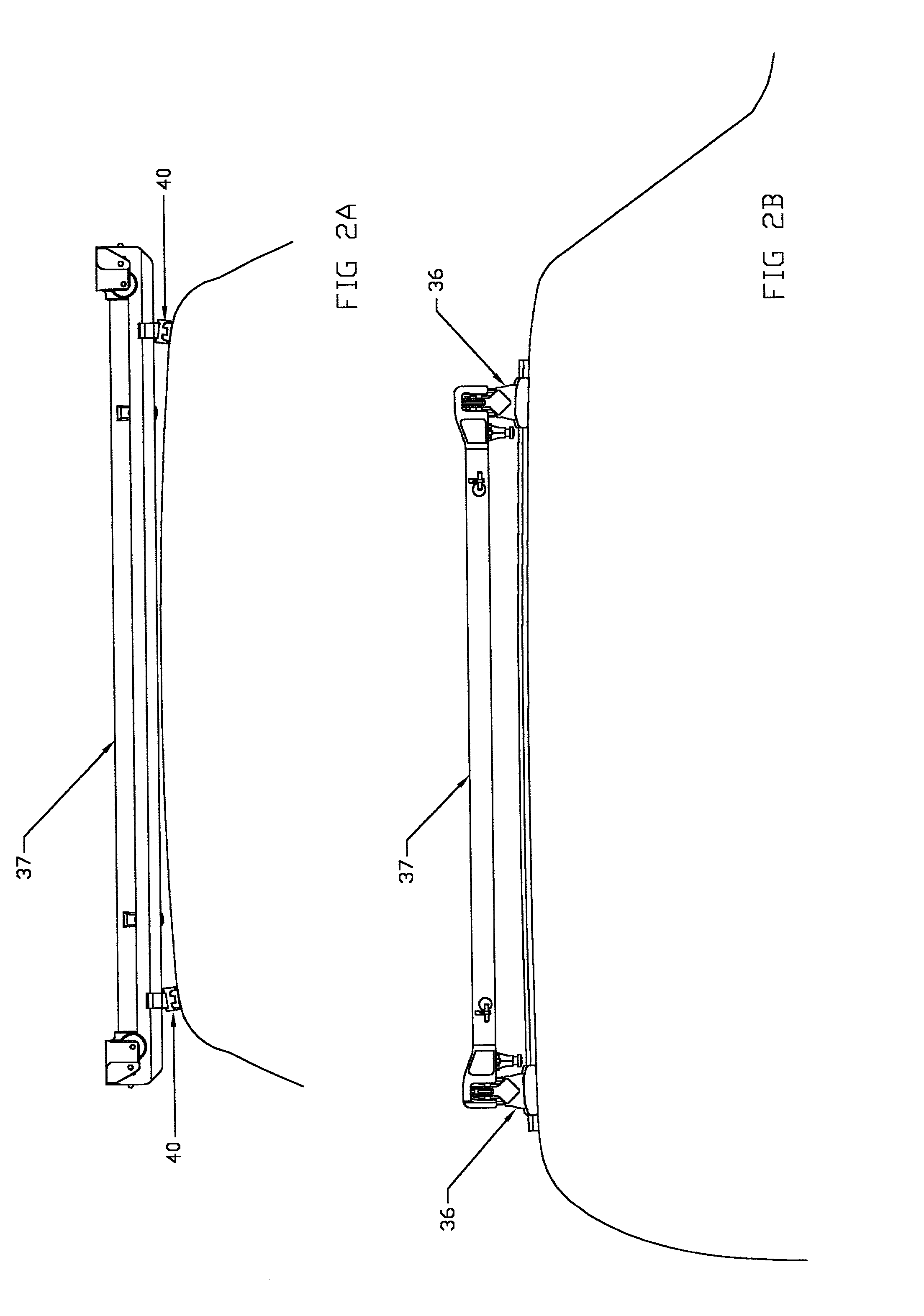 Deployable roof mounted equipment rack for tall vehicles