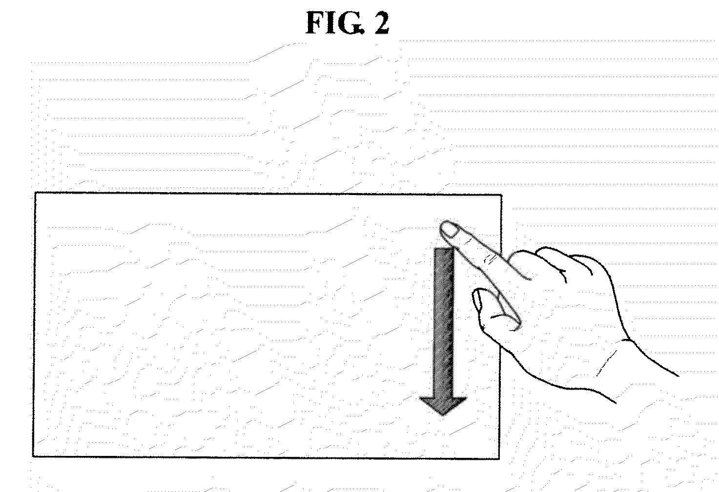 Ultrasound diagnosis apparatus using touch interaction