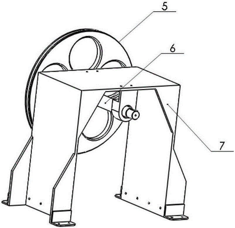 Device for simulating sea wave swing