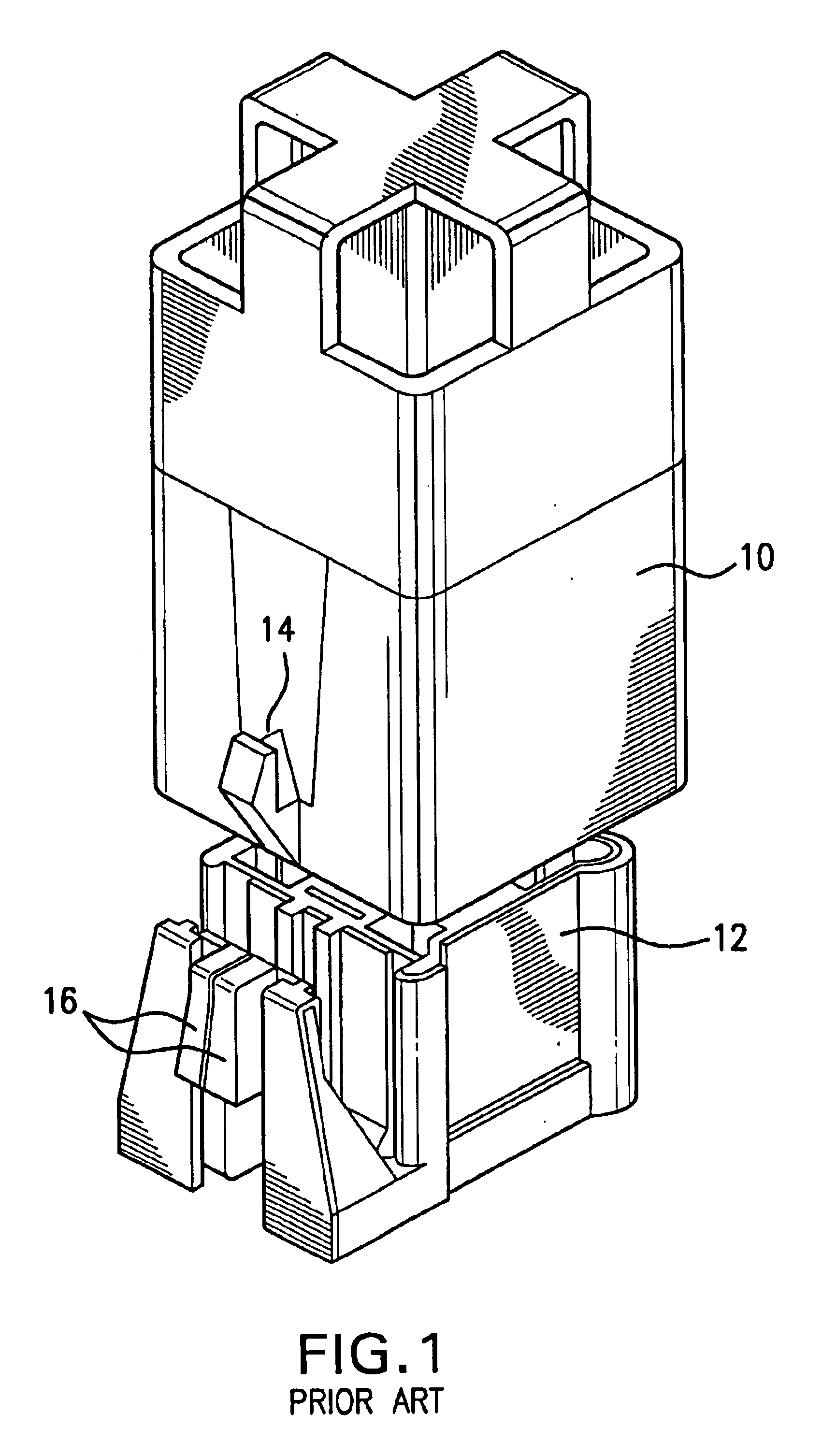 Mounting device for a wire harness shield