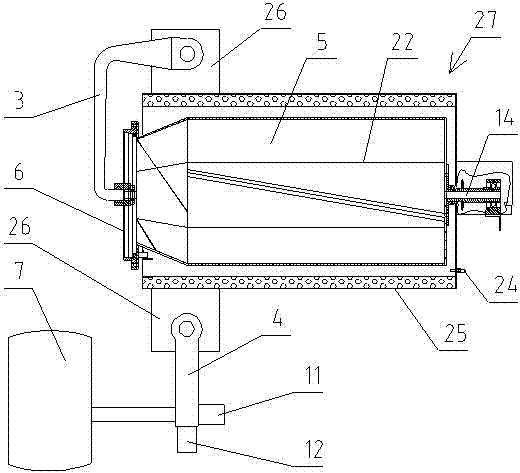 Closed tea automatic cooling-roasting flavor-extracting system and processing method thereof