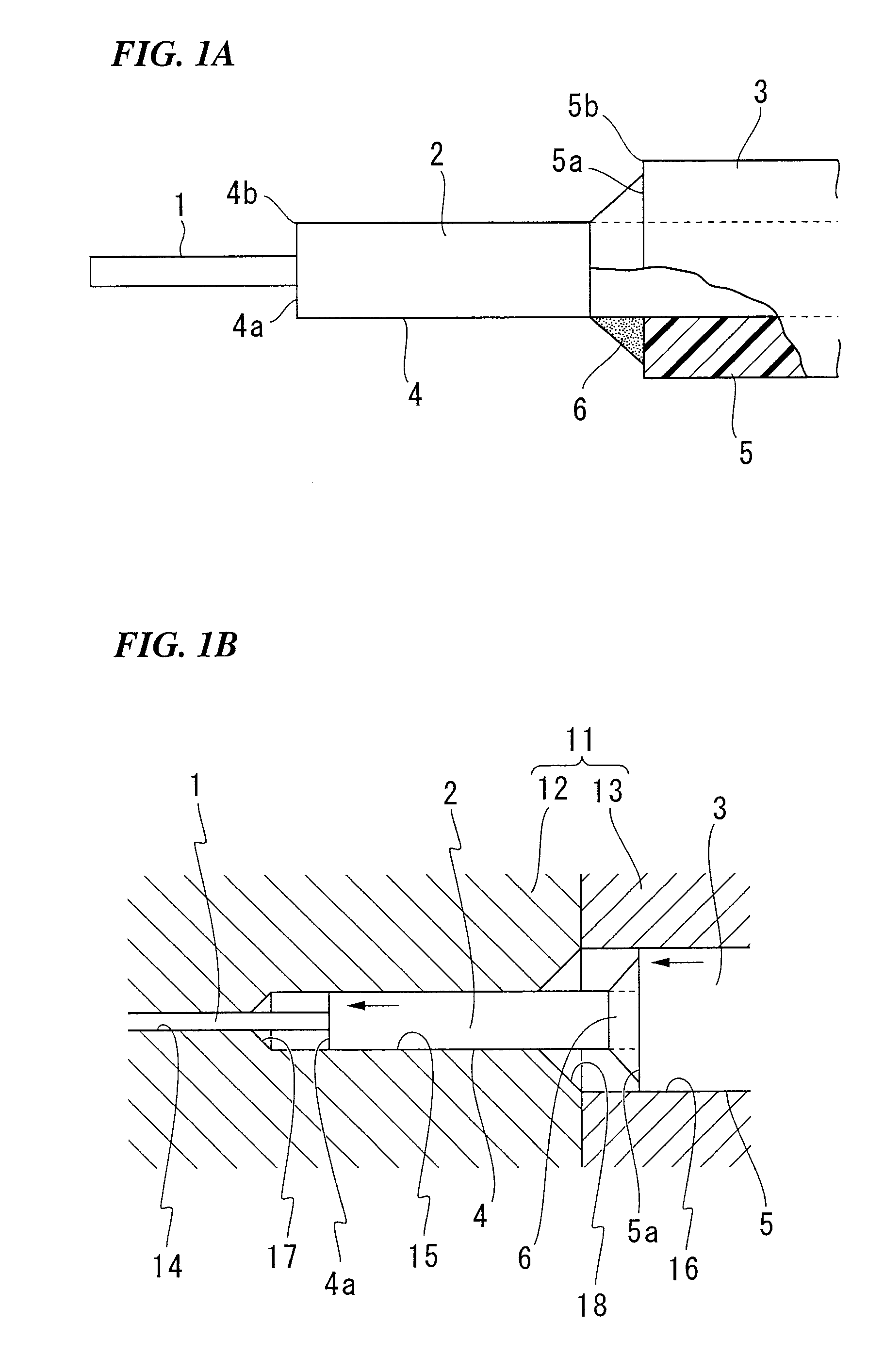 Method of producing a ferrule with an optical fiber
