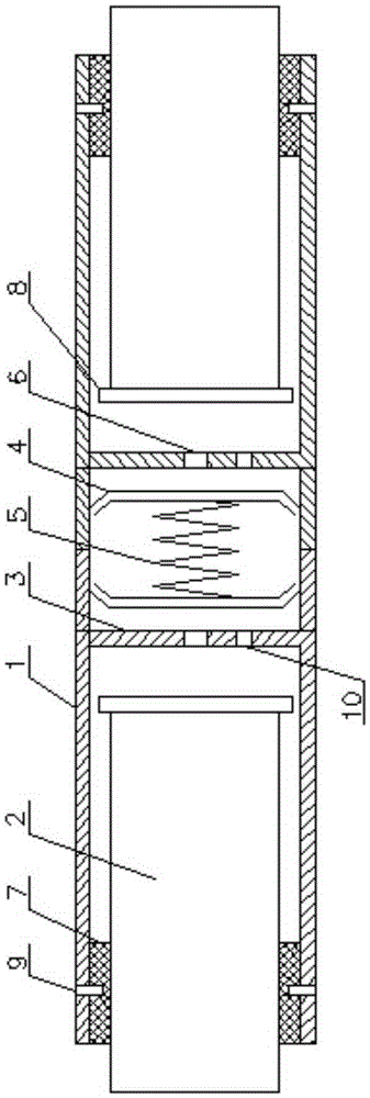 Double-head impact absorption device