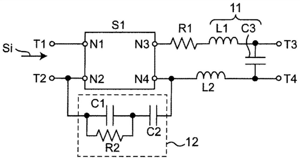 Capacitive coupling circuit device