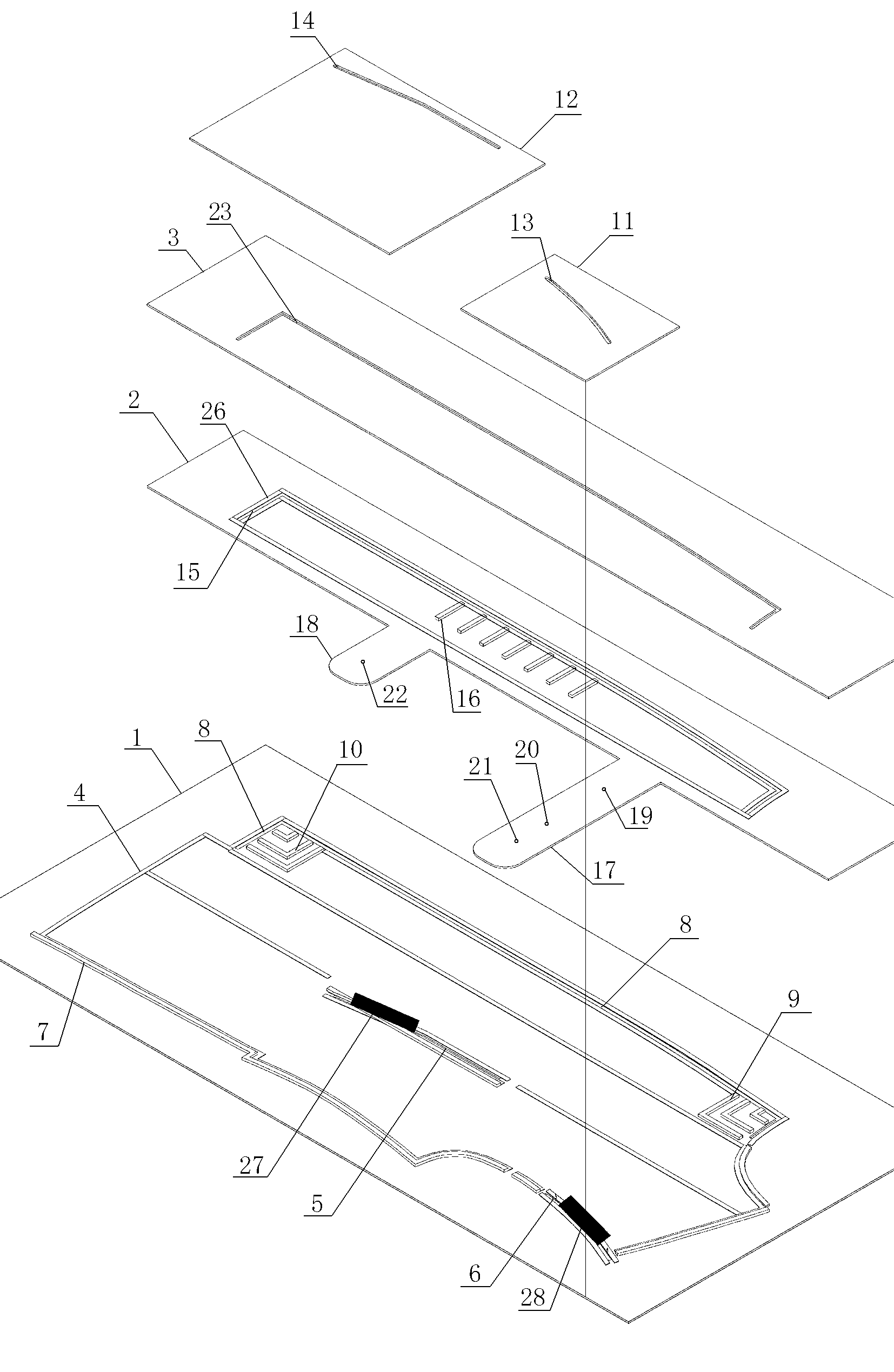 Mold for sewing front fly of clothing