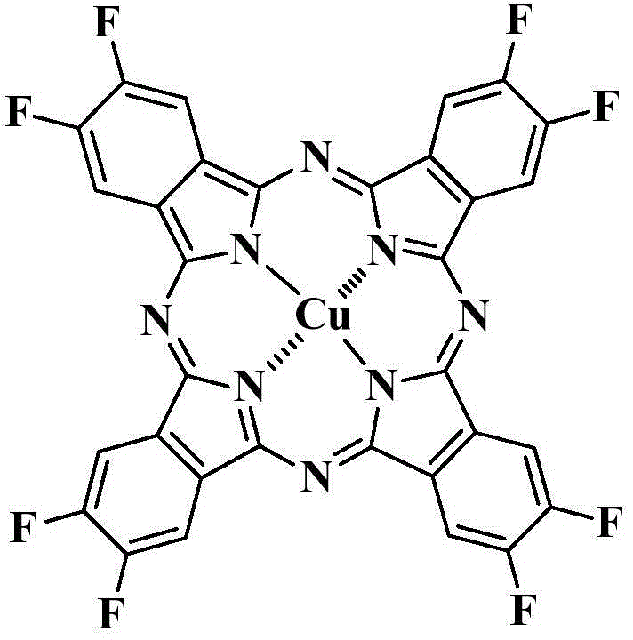 Method for preparing octafluoro-substituted phthalocyanine
