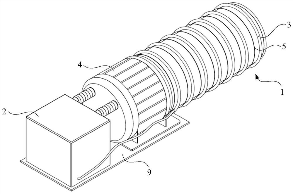 Temperature adjusting device and wind driven generator