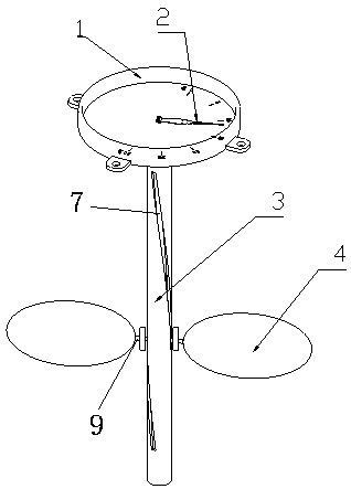 Novel floating ball liquid level meter