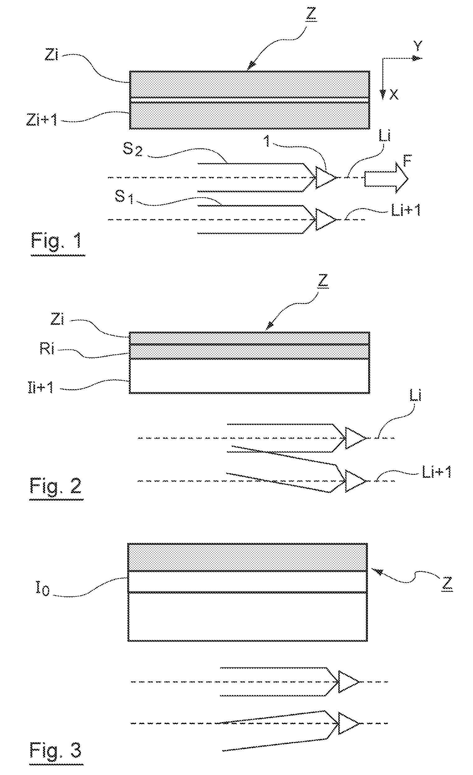 Method for simulating the positioning of at least one streamer  comprising a step for predicting the current on at least two distinct points of the streamer