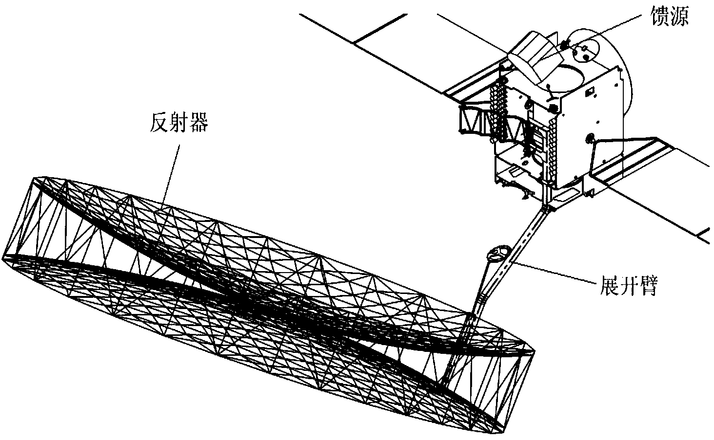 Method for designing spatial arrangement of foldable space-borne antenna multi-joint pointing mechanism