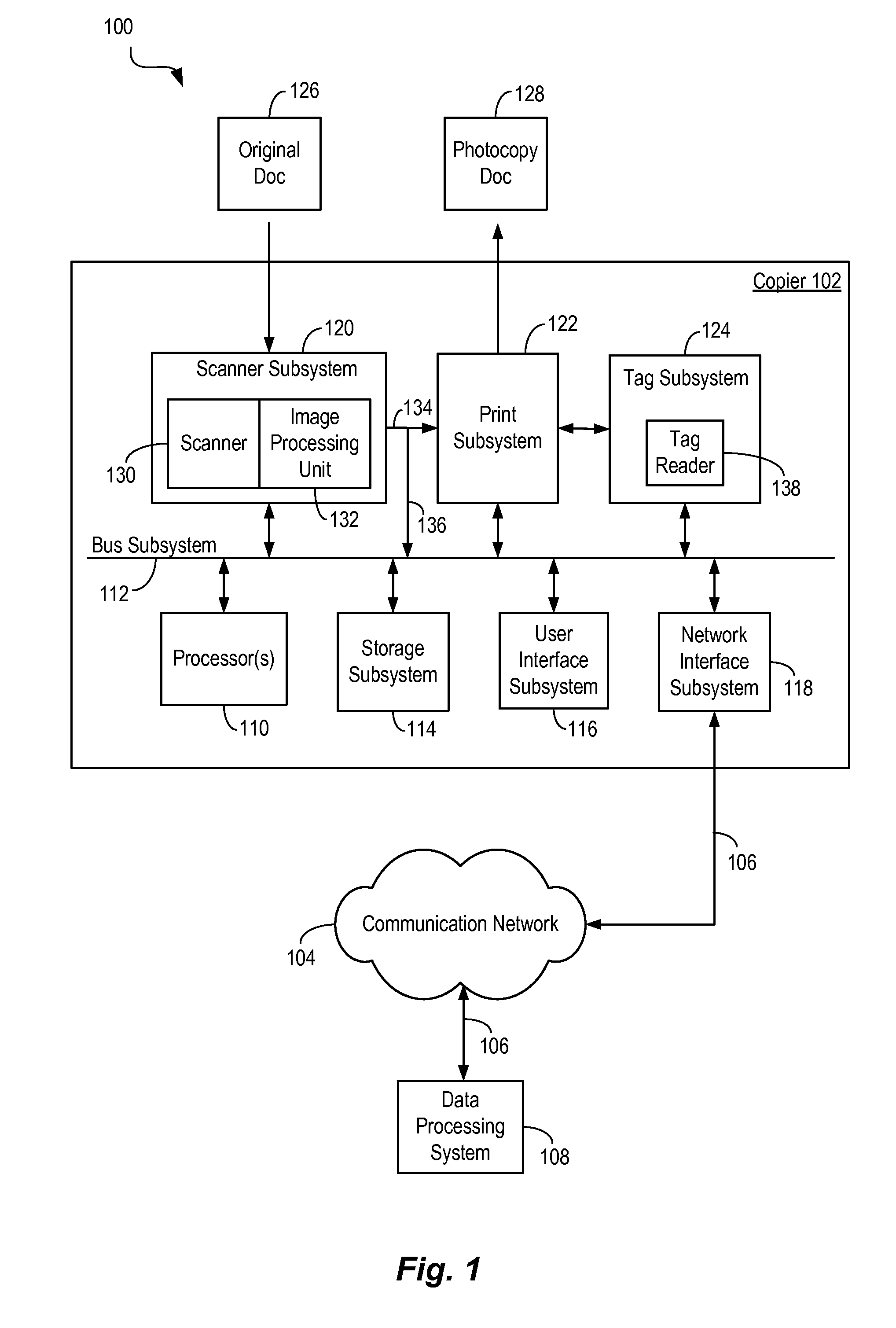 Techniques for performing actions based upon physical locations of paper documents