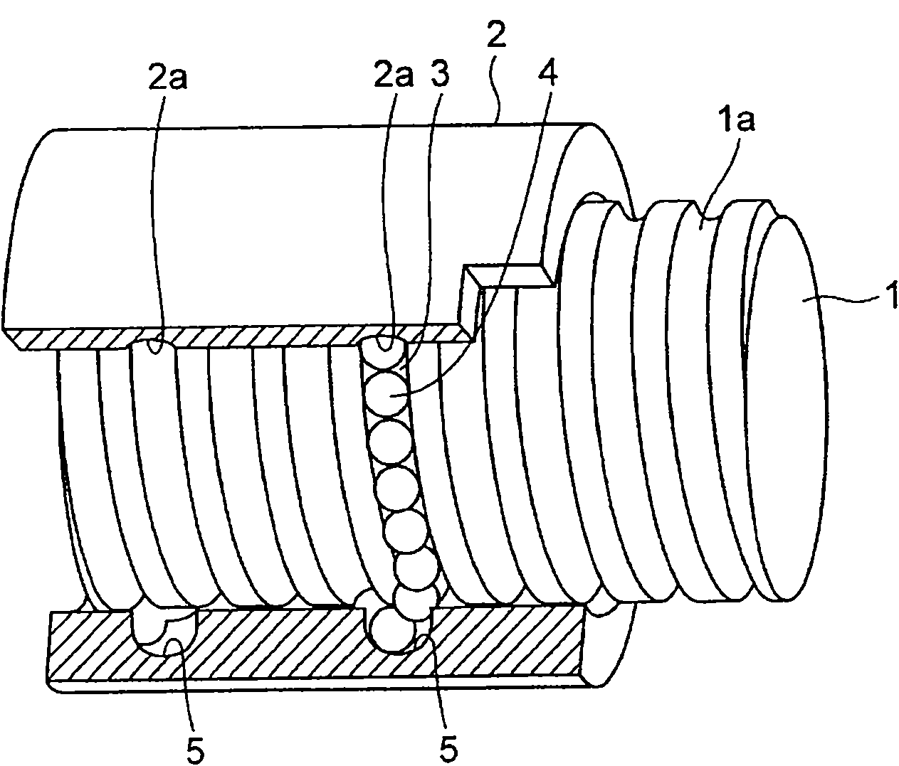 Method of producing screw device, and screw device