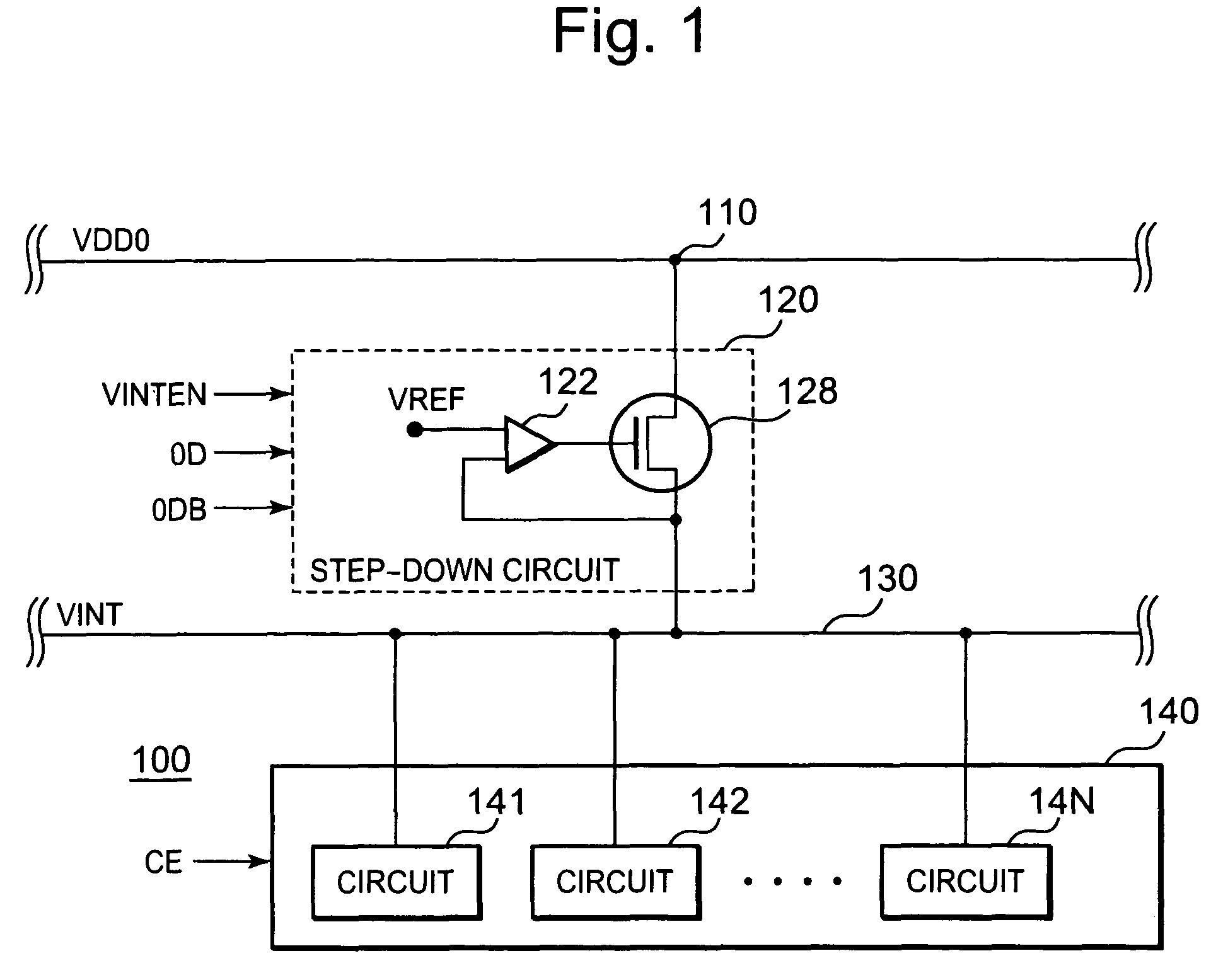 Step-down circuit, semiconductor device, and step-down circuit controlling method