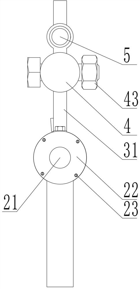 Device and method for adjusting and replacing swing sensor of hydraulic turbine set on line