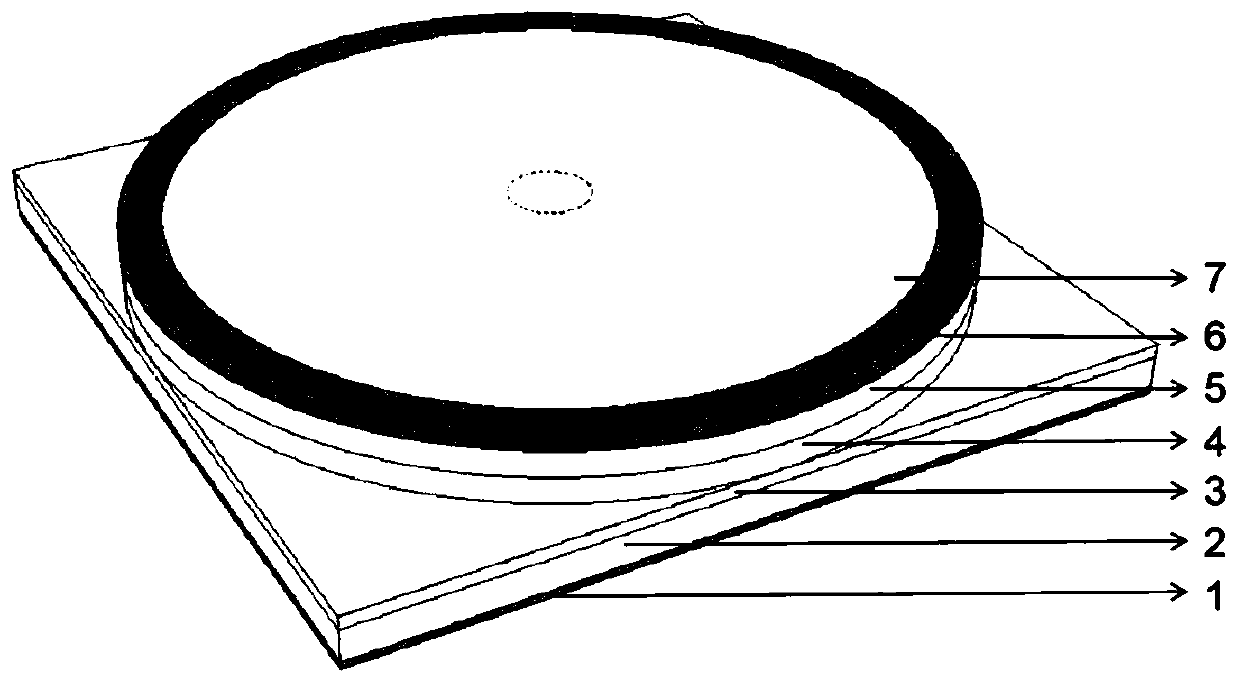 Silicon carbide coaxial ultraviolet photoelectric detector and preparation method thereof