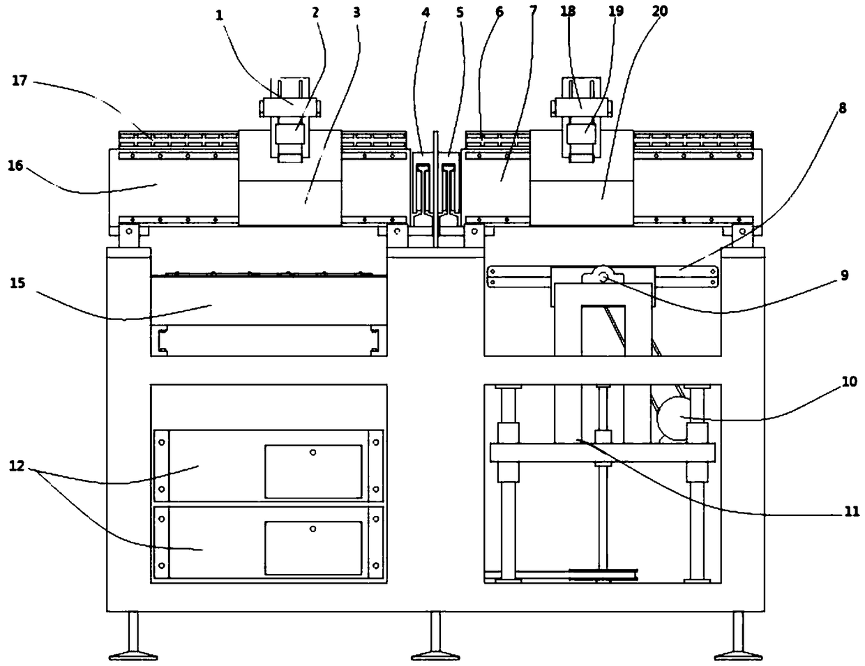 Circuit board double-sided inspection equipment