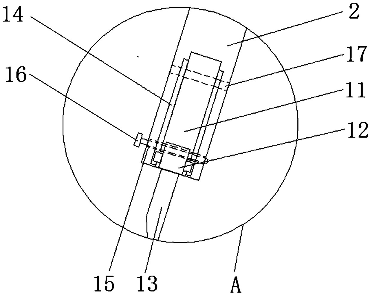 Senior high mathematics teaching auxiliary device