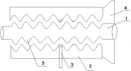 Wave-surface shaft device and use method