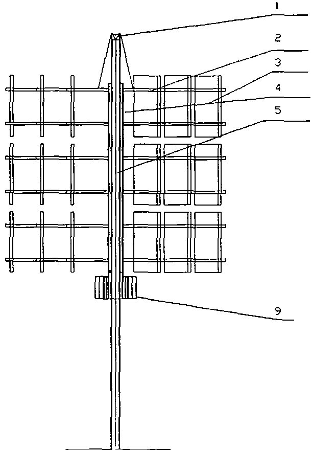 Variable pitch vertical axis wind turbine