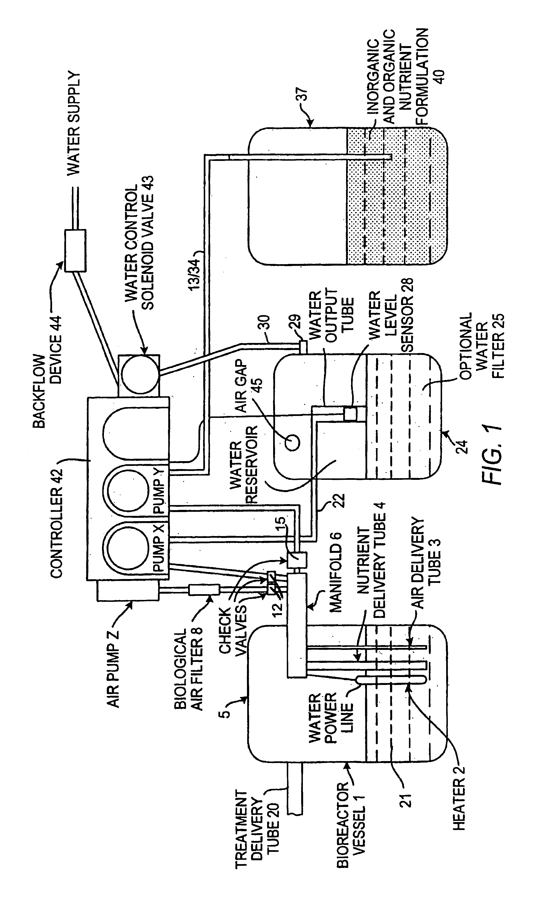 Apparatus and method for biological treatment of environmental contaminants and waste