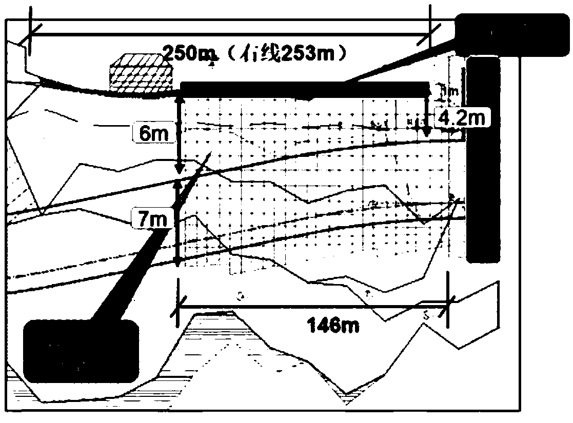 Shield construction method for shallow buried section under lake