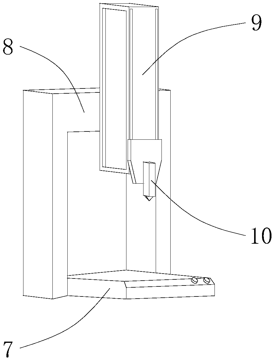 Wire arranging and gluing device for membrane wire