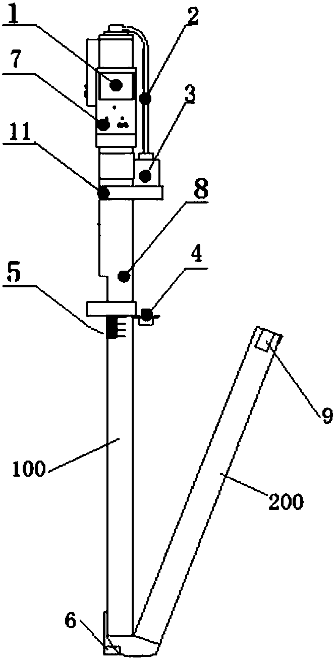 Method and equipment for milk sampling from large milk tanks of dairy farm