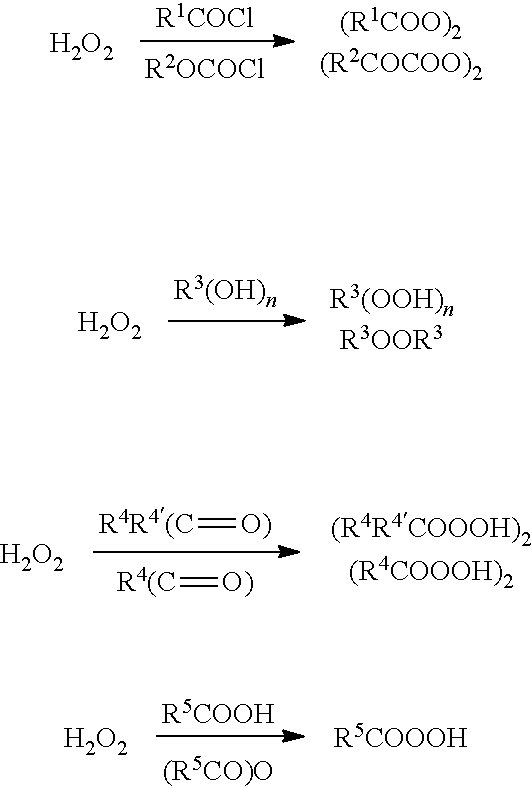 Online continuous flow process for the synthesis of organic peroxides using hydrogen peroxide as raw material