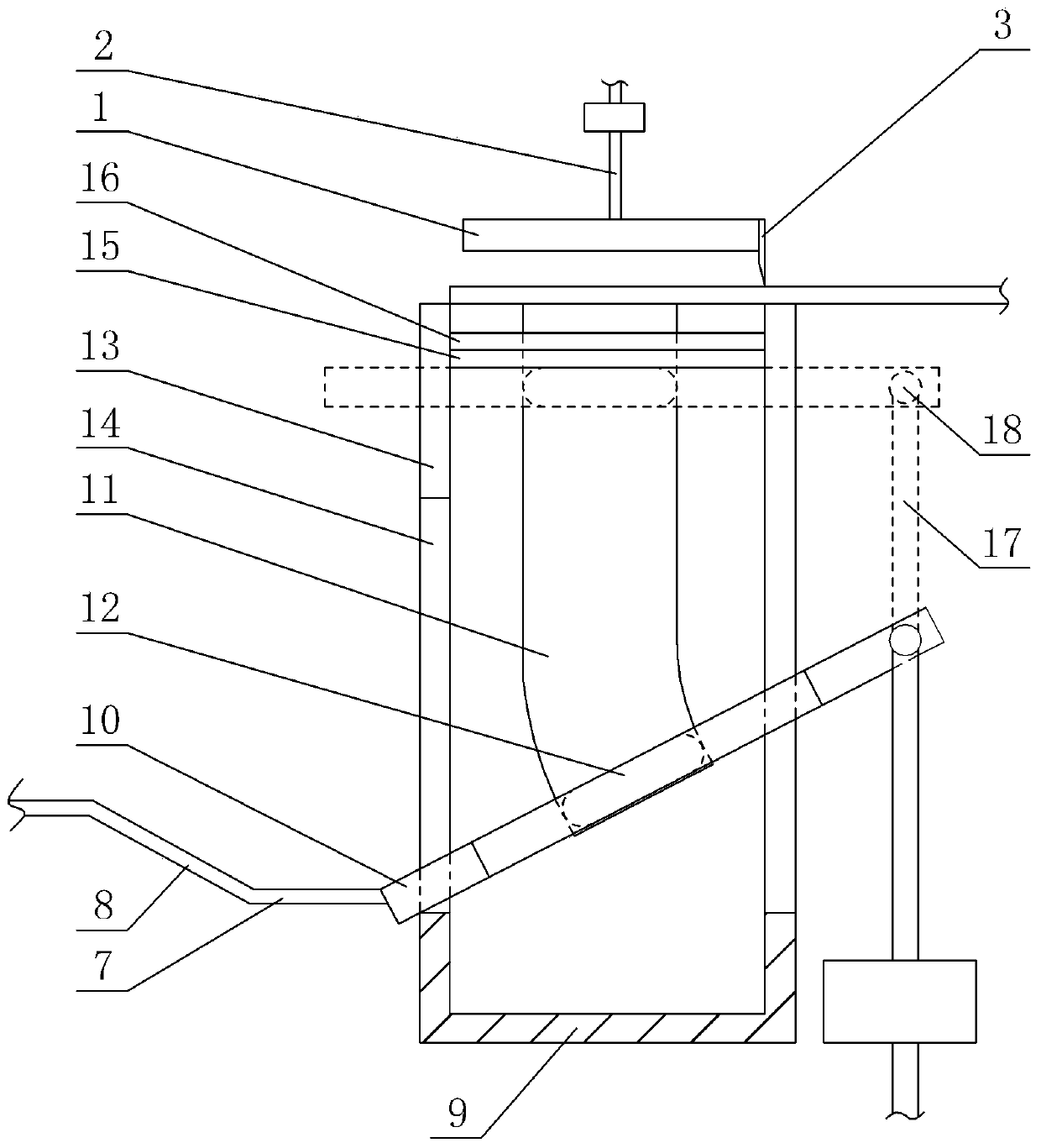 Honeycomb paper core cutting device