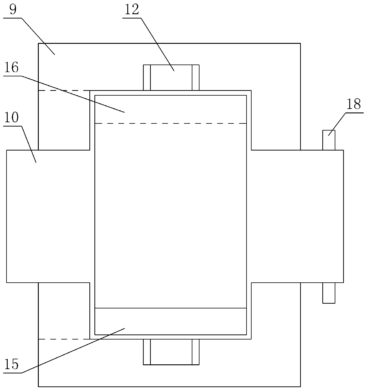 Honeycomb paper core cutting device