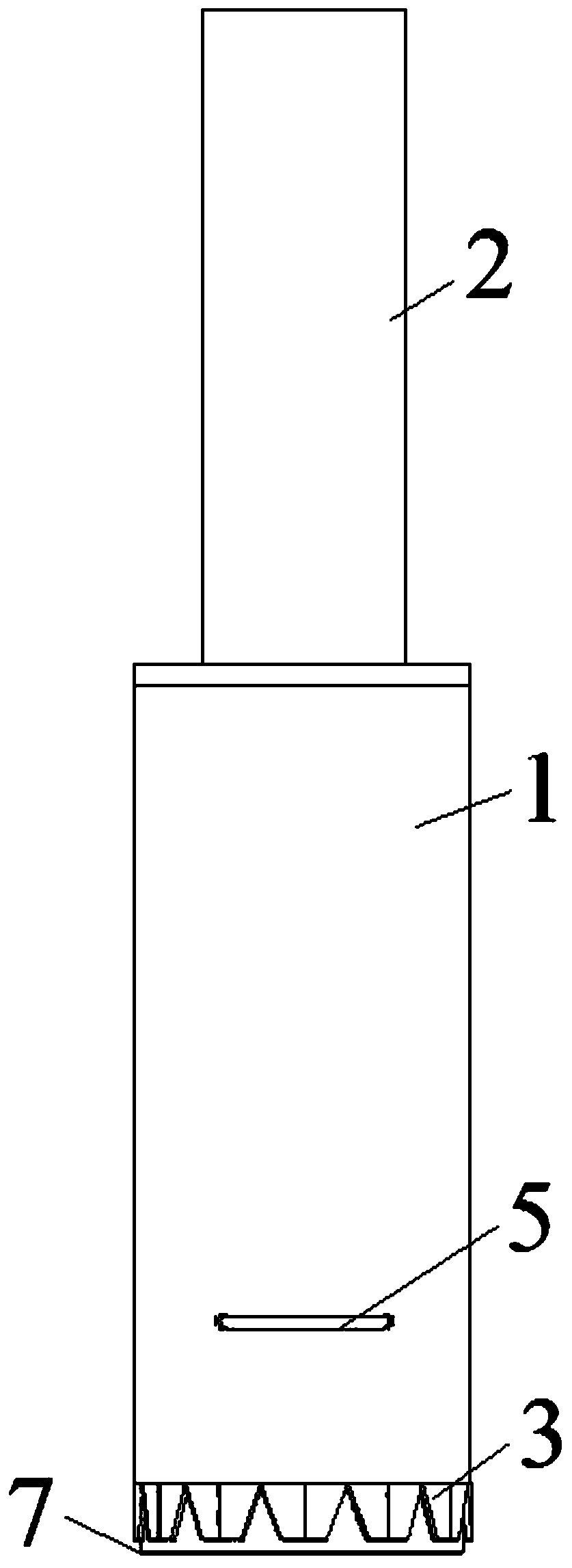 Simple ultra-large-diameter coring drill core sample extraction device and coring method