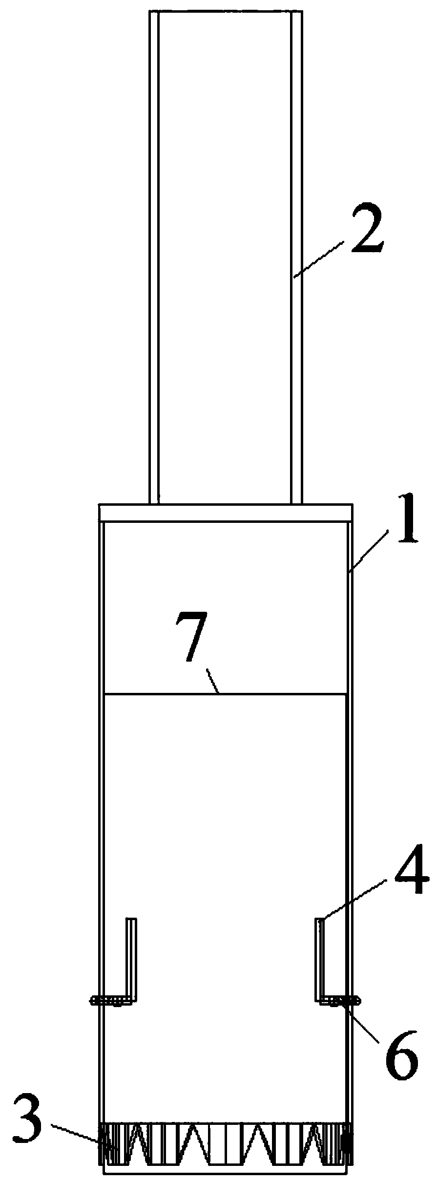 Simple ultra-large-diameter coring drill core sample extraction device and coring method