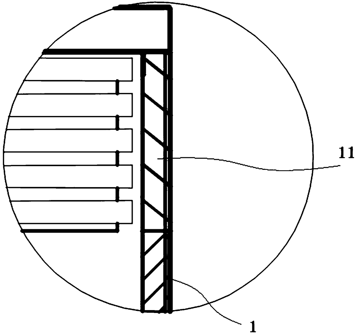 Low-noise air source heat pump outdoor heat exchange device